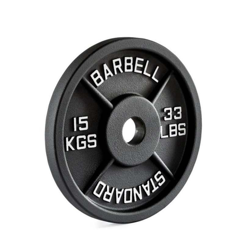 ATX LINE; Kotouč litina Standard Barbell 15 kg, střed 50 mm