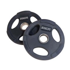 Olympijský pogumovaný kotouč IRONLIFE Deluxe 2,5 kg