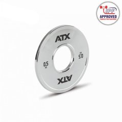 Kalibrovaný kotúč ATX oceľový chrómovaný 0,5 kg