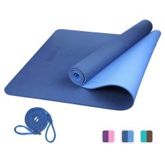 Podložka na jógu PROIRON TPE, 1830 x 660 x 6 mm, BLUE/LIGHT BLUE
