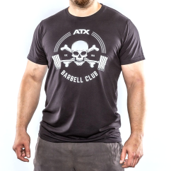Tričko ATX Barbell Club, čierne