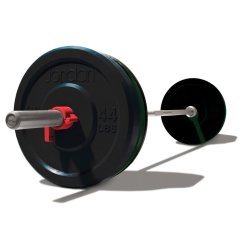 JORDAN Nárazníkový kotúč pogumovaný, 25 kg, otvor 50 mm