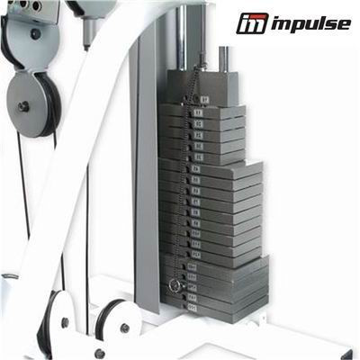 Horná, dolná kladka IMPULSE + závažia 92 kg