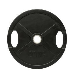 Pogumovaný kotúč čierny ATX LINE 20 kg