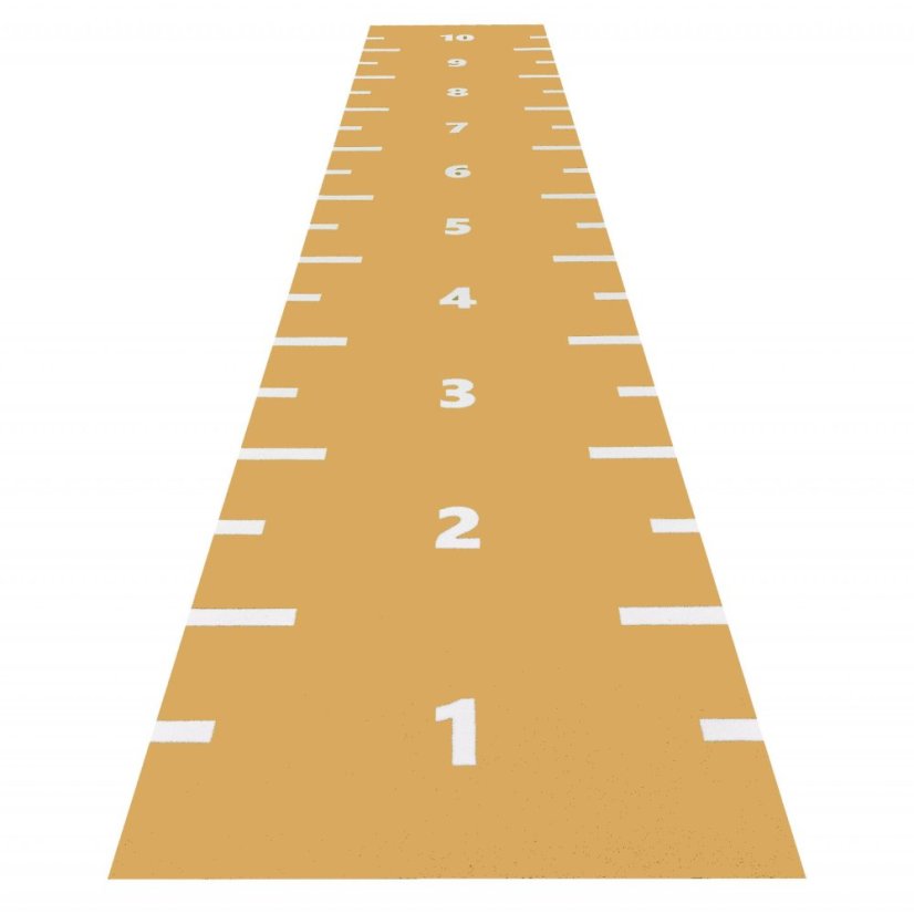 Sprint Track; Heavy Start & Finish, značky po 1bm, čísla, tl. 13 mm, žlutá, 1 m²