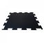 Vzpěračská gumová platforma 1 x 1 m, tloušťka 30 mm, BLACK MAT