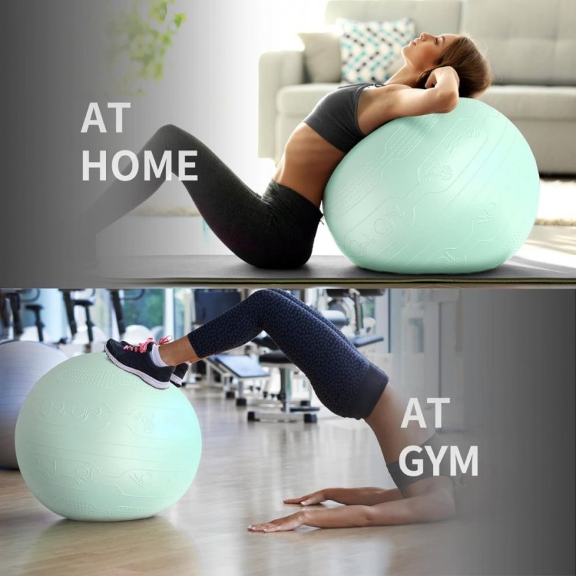 PROIRON Yoga Ball Embos - 65 cm, light green