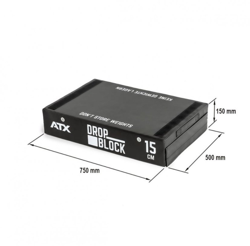 Soft Drop Blocks ATX, výška 15 cm - pár