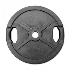 Pogumovaný kotouč černý ATX LINE 40 kg