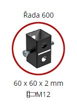 Stojan na drepy Half Rack ATX-HRX-620, výška 210 cm