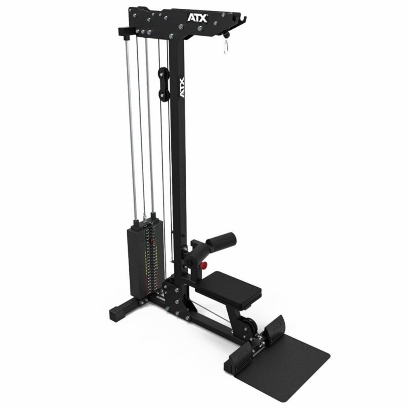 Kombinovaná horní/spodní kladka ATX LINE, cihličkové závaží 115 kg + přídavné závaží