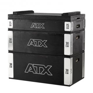 Dřevěné bedny na výskoky ATX LINE Jerk Block Set - černé