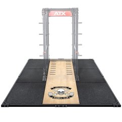Tréningová plošina ATX LINE Weight Lifting / Power Rack XL, 3 x 3 m, logo Barbell Club