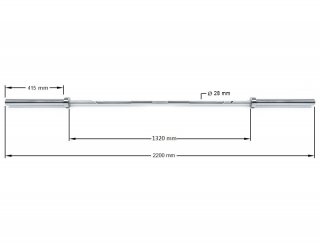 Zdvíhacia tyč IRONLIFE Pro 2200/50 mm