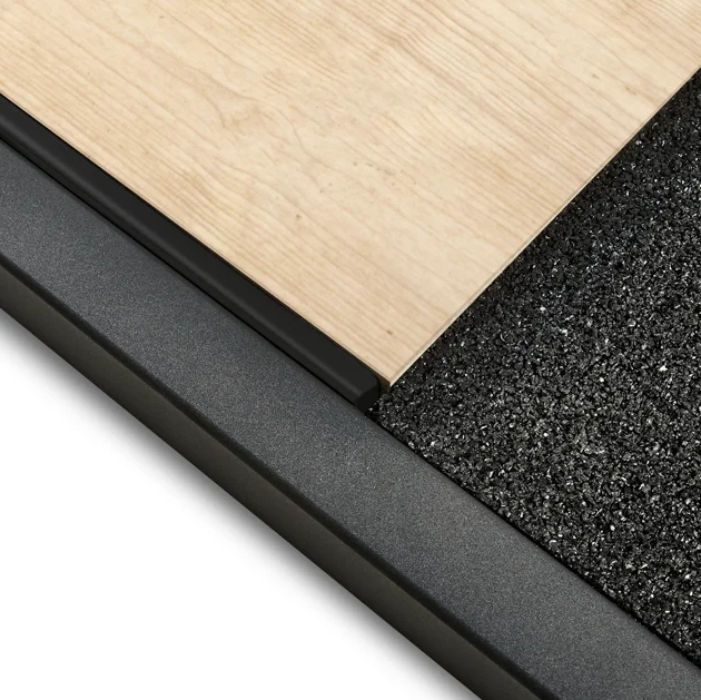 ATX LINE; Platforma Deadlift Granulat II, 250 x 88 cm - logo, Classic