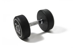 Jednoruční činka pogumovaná IRONLIFE 20 kg