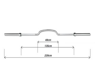 Zosuvná tyč ATX LINE 2200/50 mm, úchyt 30 mm