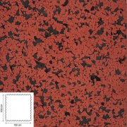 Športová podlaha GELMAT puzzle MAT, 10 mm, 80 % EPDM, červená