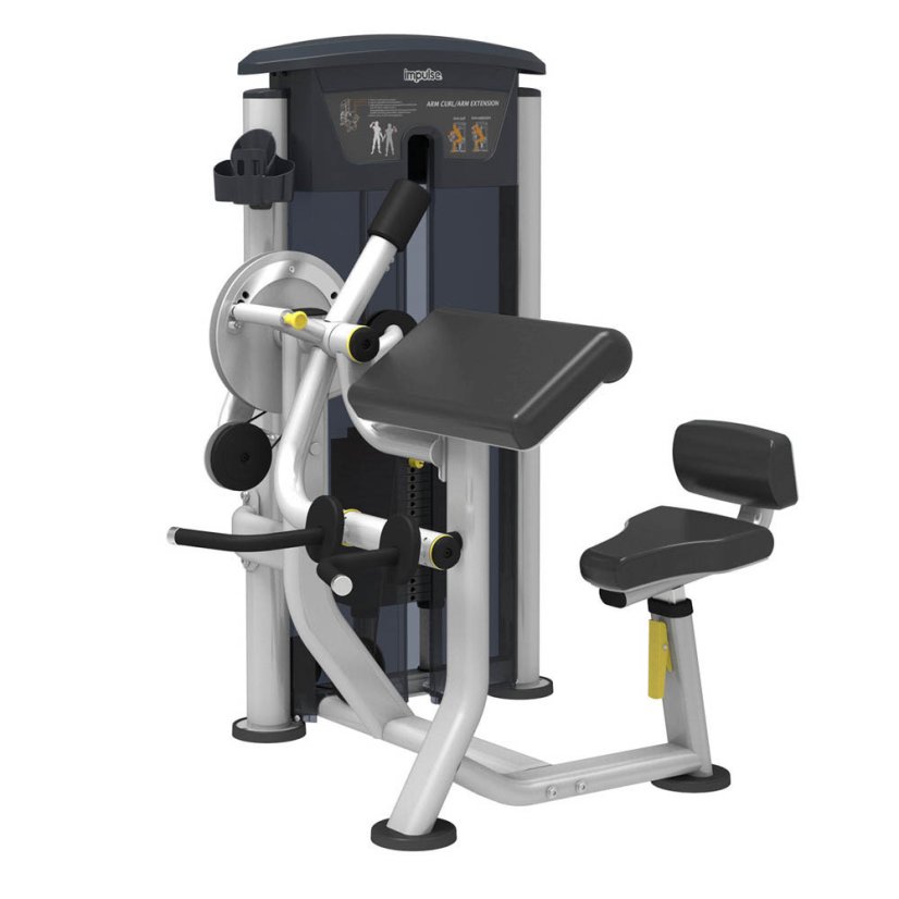 Posilovací stroj IMPULSE Arm Curl - Varianta: Posilovací stroj Arm Curl 106 kg