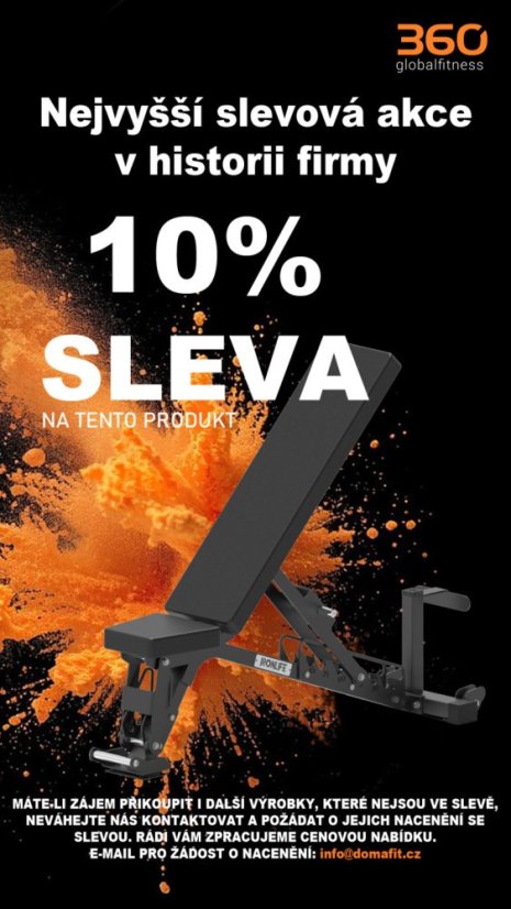 Nastaviteľná lavička IRONLIFE FID