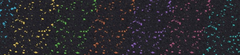 Podlaha SPORTEC NEON 8 mm, farebný EPDM granulát - Varianta: Podlaha SPORTEC NEON 8 mm, barevné granule EPDM, růžová