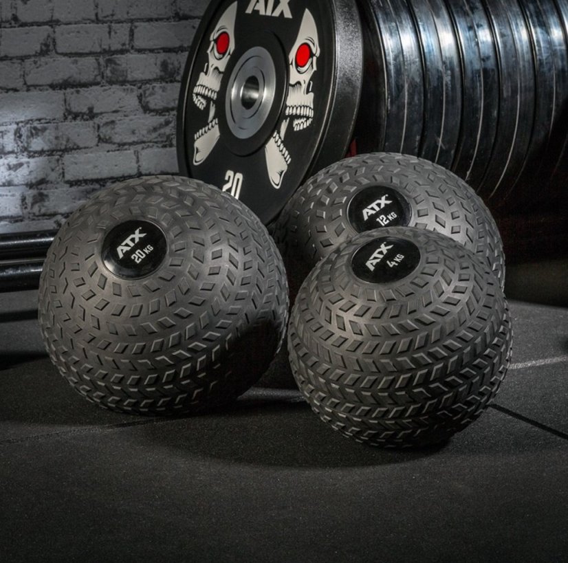 Power Slam Ball ATX 9 kg, čierna