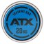 Tréningová tyč ATX LINE 2200/50 mm, 20 kg - BLACK OXID
