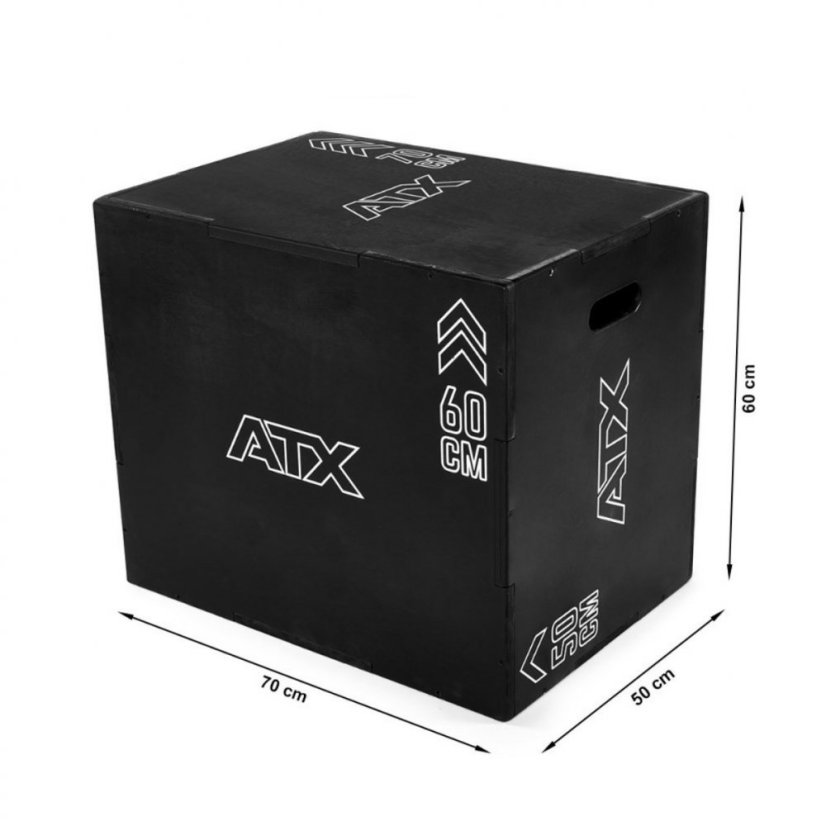 Plyobox ATX LINE 50 x 60 x 70 cm, čierne drevo
