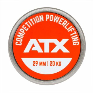 Olympijská tyč ATX LINE; Competition Powerlifting 2200/50 mm