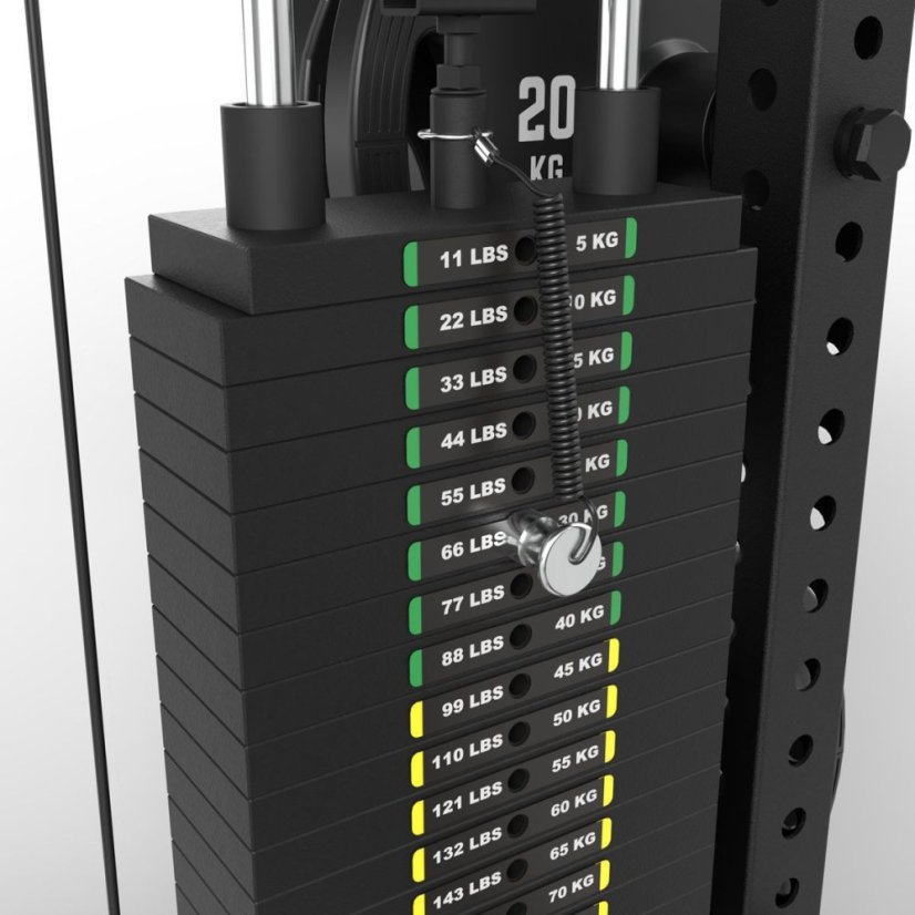 Posilovací stojan ATX LINE; Multi Pull Half Rack 2.0, závaží (2 x 110 kg)