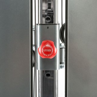 Height adjustable ATX pulley, wall mounting