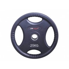 Pogumovaný kotúč LIFEMAXX RUBBER PREMIUM 25 kg, otvor 50 mm