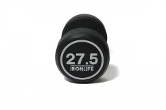 Pogumovaná jednoručná činka IRONLIFE 27,5 kg