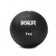 Medicinball IRONLIFE 7 kg, rubber