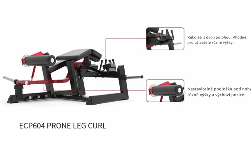 IMPULSE; ECP604 PRONE LEG CURL