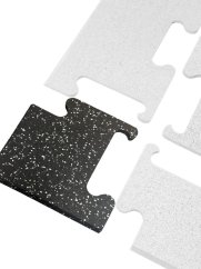 EWMAT; Roh k podlaze, tl. 15 mm, 10% EPDM, zkosená strana, šedá RAL 9010