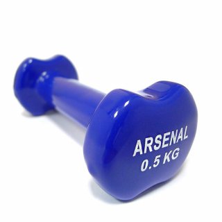 Aeróbna činka ARSENAL 0,5 kg - modrá/vinyl