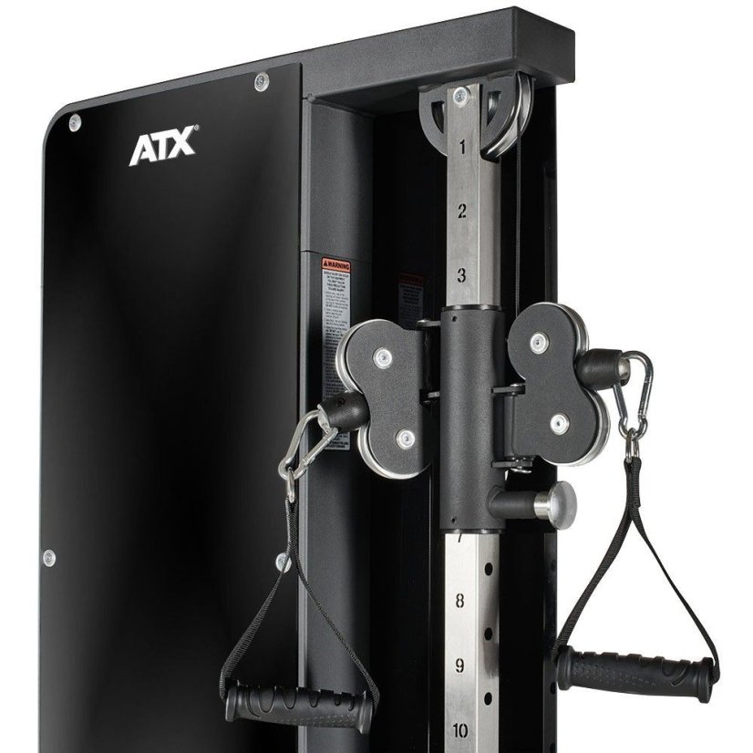 Multifunkční posilovací stroj na zeď ATX LINE Multi Functional Trainer, zátěžový sloupec 60 kg