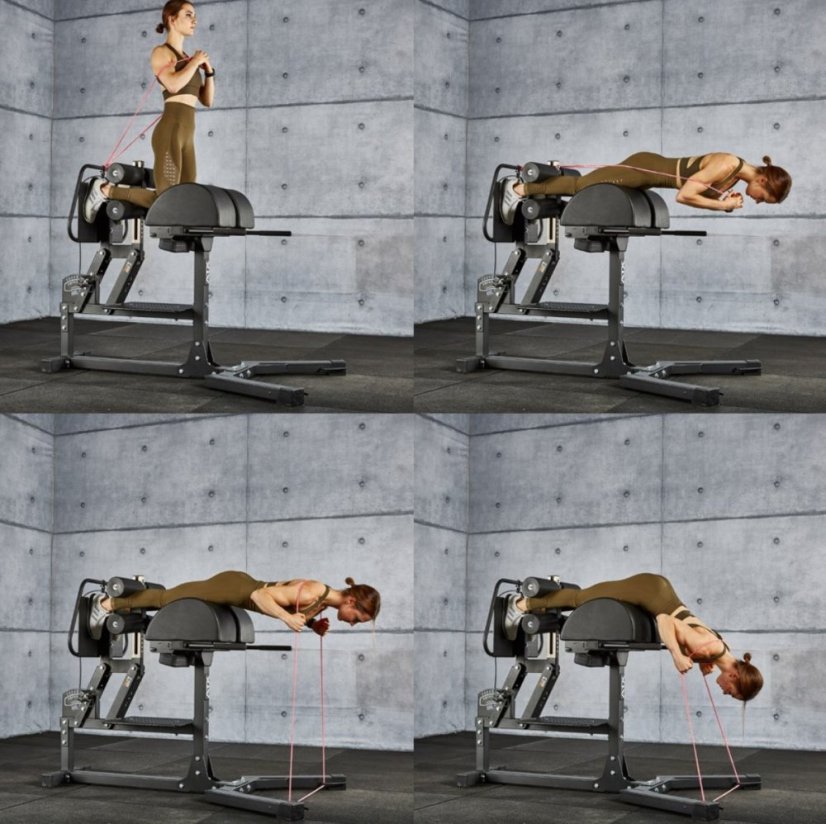 Lavička na hýžďové svaly ATX LINE Glute Ham Trainer PRO