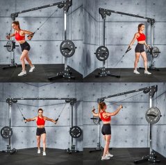 Protisměrné kladky na kotouče ATX LINE Cable Crossover, výška 198 cm