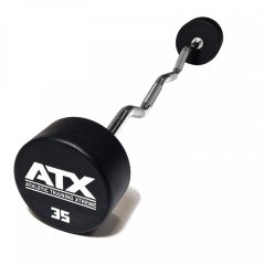 Bicepsová činka zalomená ATX LINE URETHAN 35 kg