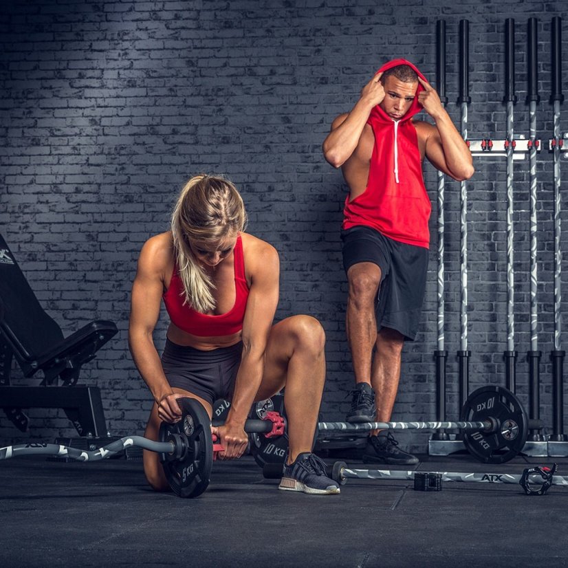 Olympijská osa ATX LINE Camouflage 2200/50 mm, úchop 28 mm, váha 20 kg