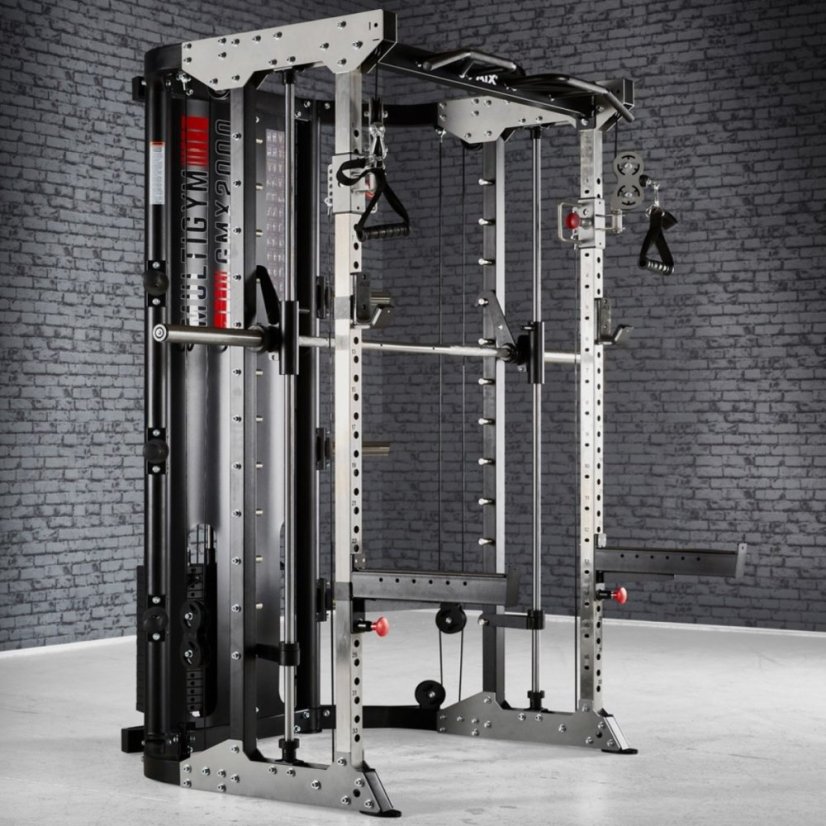 Multifunkční posilovací stroj ATX LINE MULTI GYM GMX-2000, cihličkové závaží 2 x 90 kg