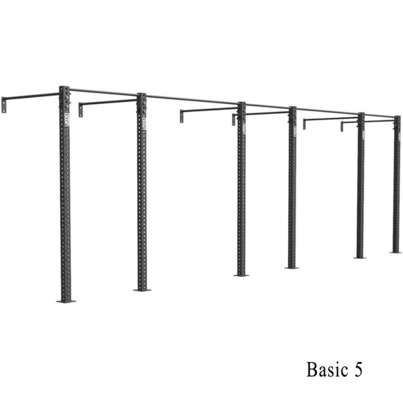 Monkey Rack s instalací do zdi BASIC ATX - Varianta: Monkey Rack s instalací do zdi ATX BASIC1, 1 sektor, výška 246cm