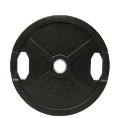 Pogumovaný kotúč čierny ATX LINE 25 kg
