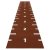 Sprint Track; Heavy Start & Finish, značky po 1bm, čísla, tl. 13 mm, červená CLAY, 1 m²