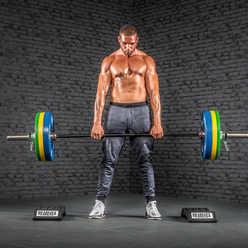 Stojan na činku pro mrtvý tah Deadlift Deadener ATX 500 mm, pár