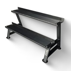 IRONLIFE; Kettlebell and hexa dumbbell stand, black