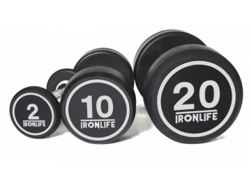 Činky pogumované - sady