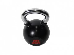 Kettlebell IRONLIFE 28 kg, rubberized